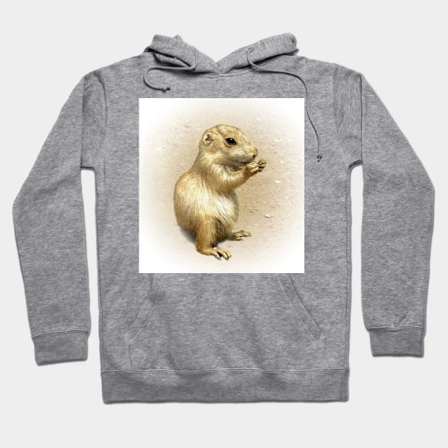 Prairie dog cub Hoodie by Guardi